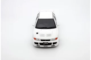 MITSUBISHI LANCER EVO III WHITE 1995 OttO mobile 1:18 Resinemodell (Türen, Motorhaube... nicht zu öffnen!)